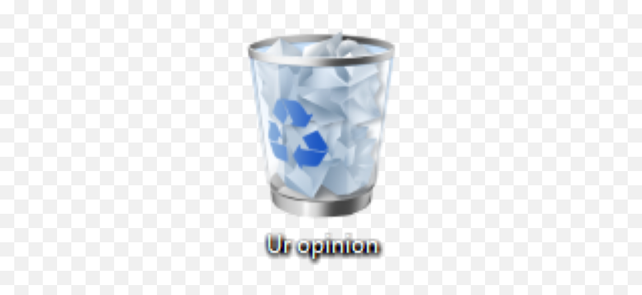 Vaporwave Text Trashcan - Recycle Bin Emoji,Trashcan Emoji