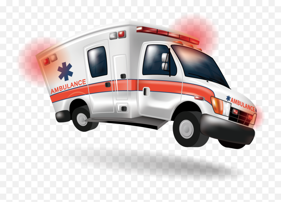 Ambulance Cartoon Emergency Medical Technician Paramedic - Ambulance Png Emoji,Ambulance Emoji