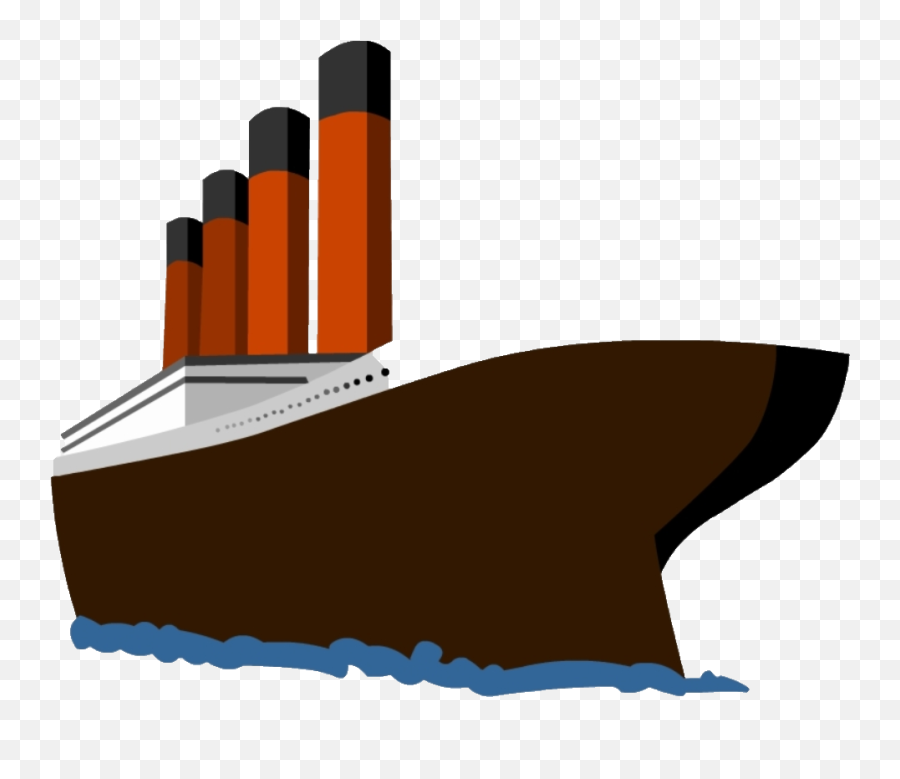 Titanic - Cartoon Titanic Png Emoji,Titanic Emoji