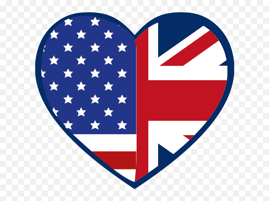 Download English Clipart Love English - American And British Clipart I Love English Emoji,British Emoji