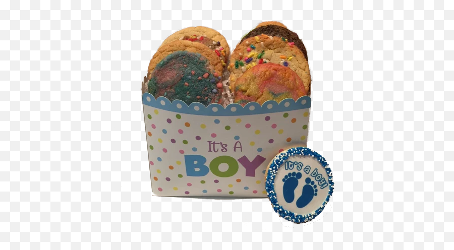 Itu0027s A Boy Cookie Basket - Easter Bread Emoji,Easter Basket Emoji