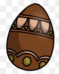 Brown Egg Download Free Clip Art - Easter Png Emoji