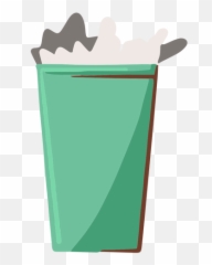 Full Trashcan Illustration - Transparent Png U0026 Svg Vector File Bote De Basura Vexels Emoji,Trashcan Emoji