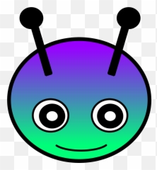 Alien head clipart Free download transparent PNG Creazilla - Head With Antenna Emoji