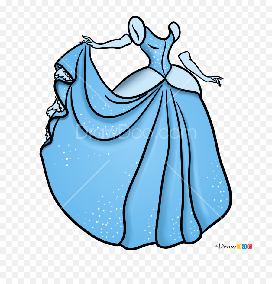 To Draw Cinderella Dress Dolls Dress Up - Draw A Cinderella Dress Emoji,Emoji Dress Up