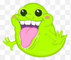Slimer Ghostbusters Sticker - Happy Emoji