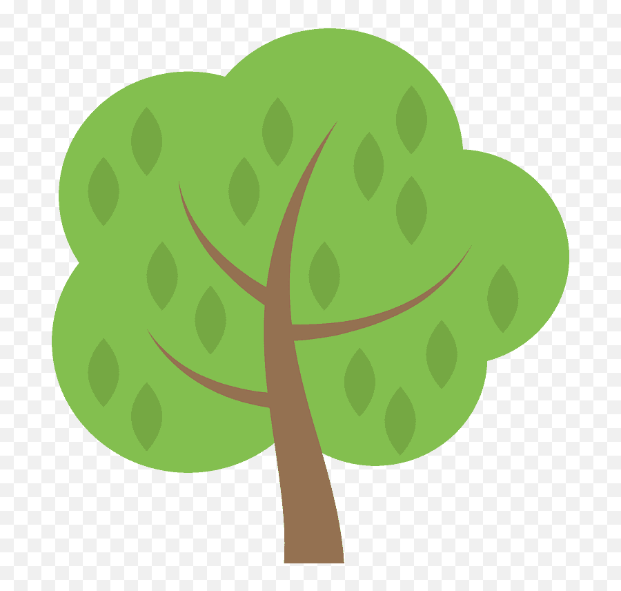 Deciduous Tree Emoji Clipart Free Download Transparent Png - Tree Emojis,Branch Emoji