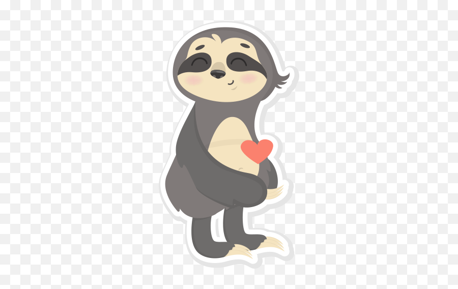 Cute Sloth Stickers For Whatsappwastickerapps 211 Apk - Happy Emoji,Is There A Sloth Emoji