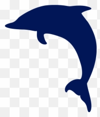 Common Bottlenose Dolphin Tucuxi Silhouette Clip Art - Clip Art Emoji,Dolphin Emoji