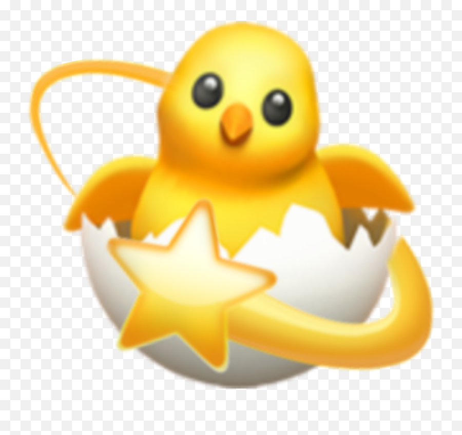 Crown Star Stardust Emojis Emoji Cute - Hatching Chick Clipart,Emoji Chicken