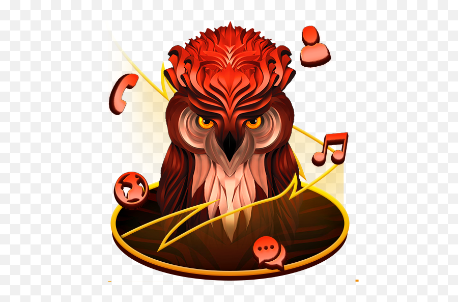 Angry Nightowl Theme - Illustration Emoji,Owl Emojis For Android