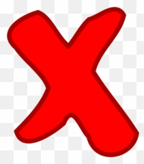 Free Red X Mark Transparent Background Download Free Clip - Not Okay Clipart Emoji,Red X Emoji
