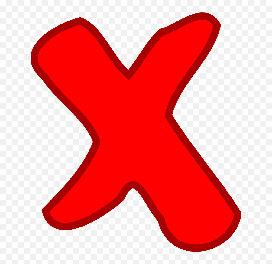 Free Red X Mark Transparent Background Download Free Clip - Not Okay Clipart Emoji,Red X Emoji