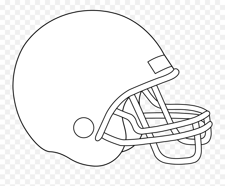 Coloring - White Football Helmet Clipart Emoji,Football Helmet Emoji