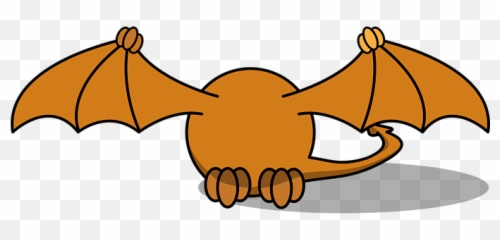 Free Breathing Lungs Illustrations - Pterodactyl Cartoon Emoji
