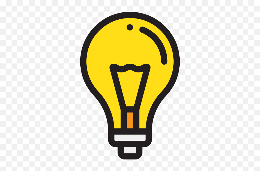 Light Bulb Png Icon - Clip Art Light Bulb Png Emoji,Light Bulb Emoticon