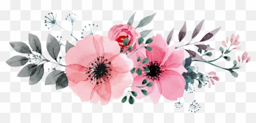 Watercolor Painting Flower - Transparent Vector Png Emoji
