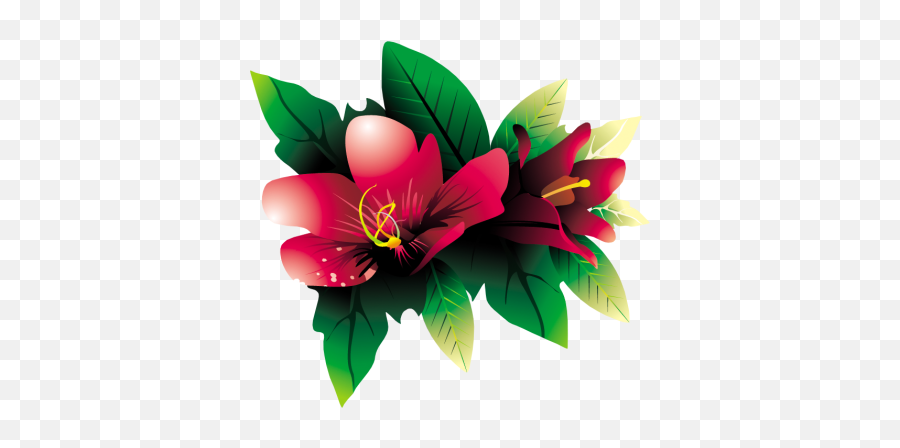 Free Png Images - Tropical Flowers Transparent Background Emoji,Grabby Hands Emoticon