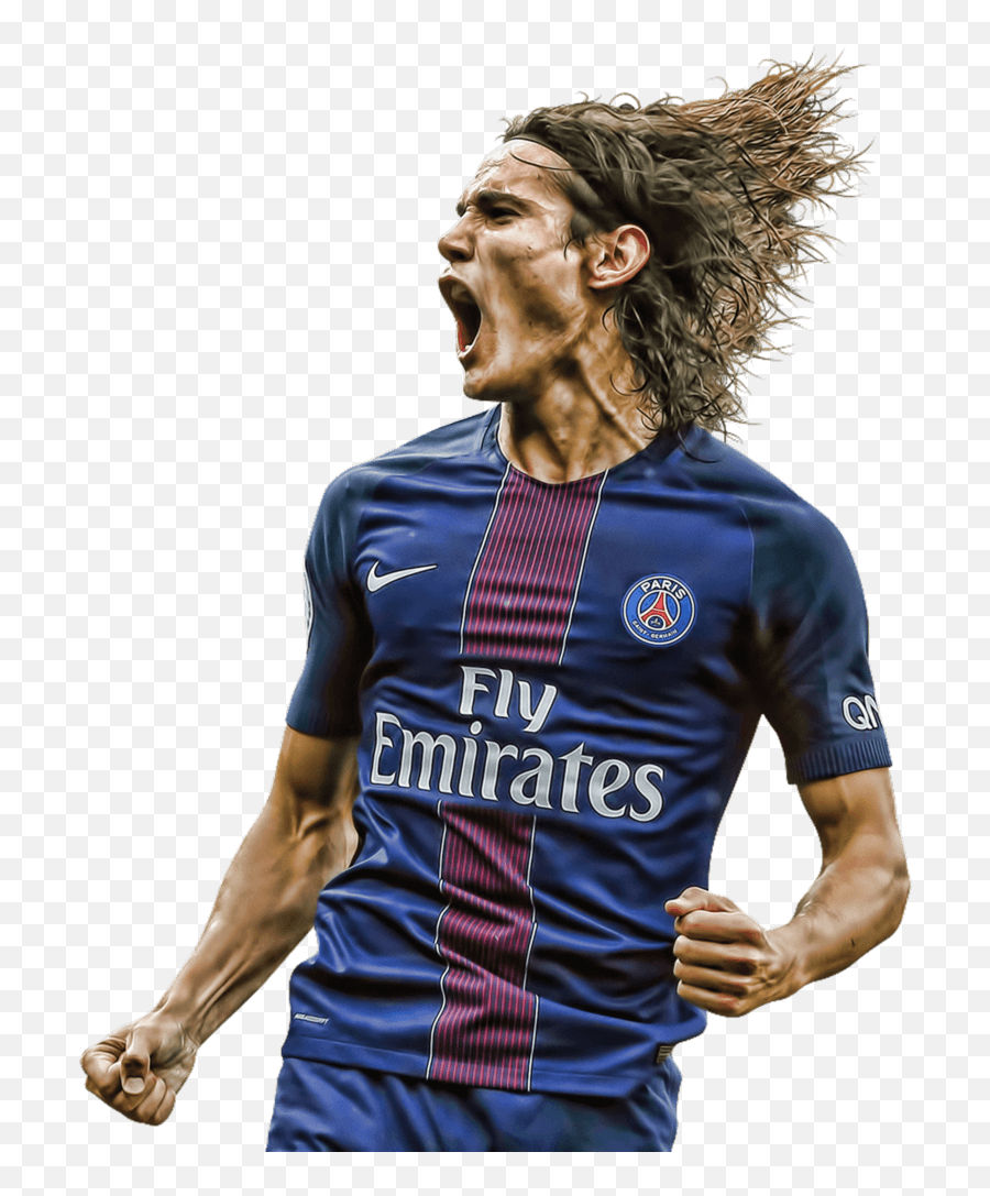 Football Player Png - Edinson Cavani Psg Png Emoji,Referee Whistle Emoji