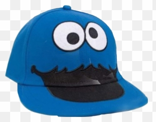 Cookie Monster Cookiemonster - Cookie Monster Flat Brim Emoji,Cookie Monster Emoji