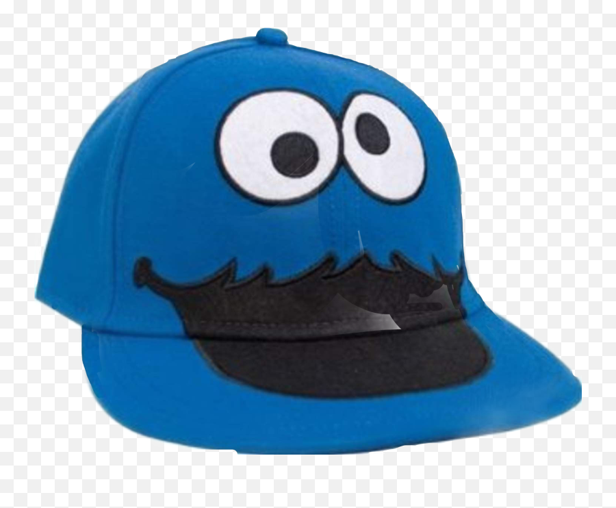 Cookie Monster Cookiemonster - Cookie Monster Flat Brim Emoji,Cookie Monster Emoji