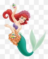 The Little Mermaid Cartoon Illustration - Printable Emoji