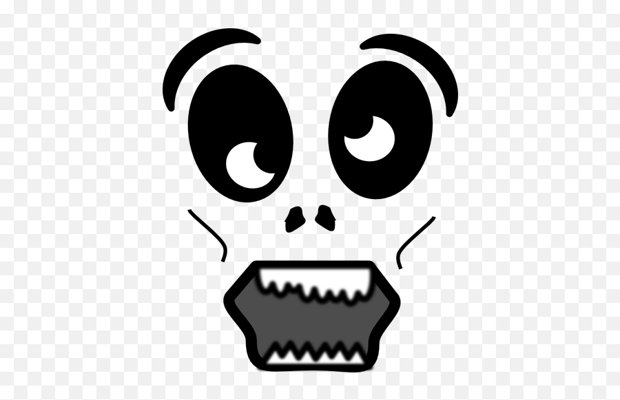 Zombie Face Vector Drawing - Zombie Face Drawing Easy Emoji,Skull Emoticon