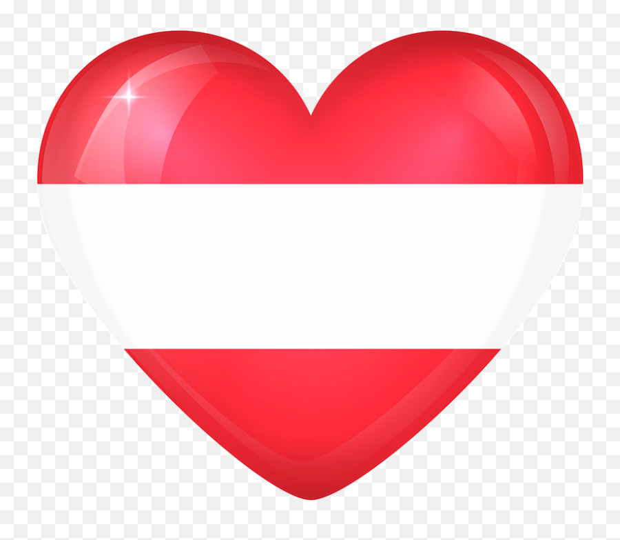 Austria Flag Heart Png Png Download - Transparent Flag Of Austria Emoji,Maryland State Flag Emoji