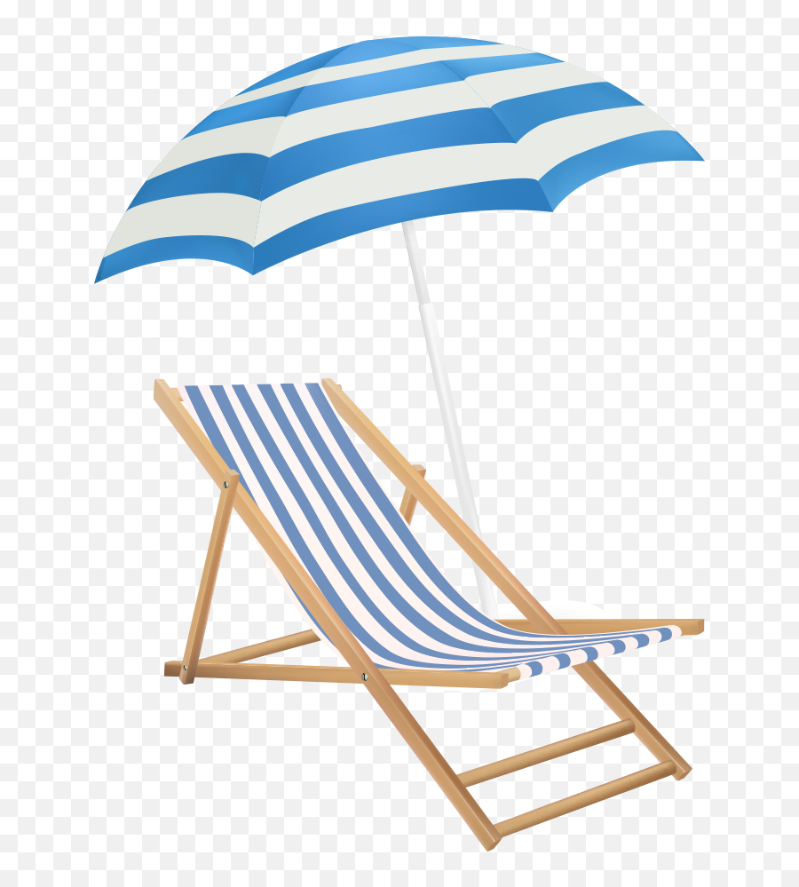 Chair Eames Lounge Chair Beach Clip Art - Transparent Background Beach Chair Png Emoji,Number 10 And Umbrella Emoji
