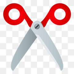 Wonde - Scissor Emoji,Teal Ribbon Emoji
