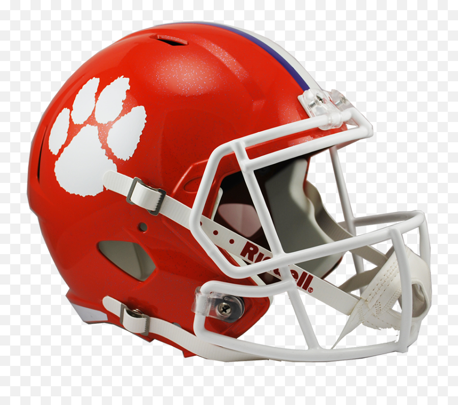 Helmet Clipart Clemson Helmet Clemson Transparent Free For - Clemson Tigers Football Helmet Emoji,Football Helmet Emoji