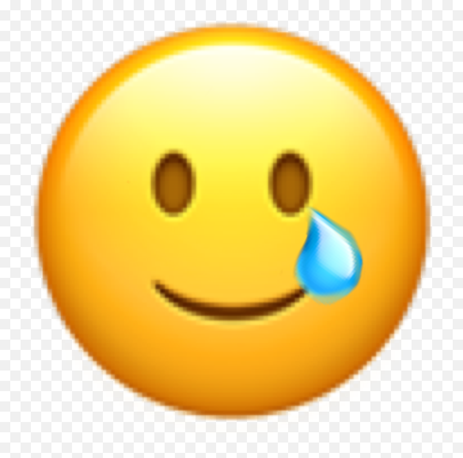 Cry Happy Emoji Combination Sticker - Happy,Emoji Combination