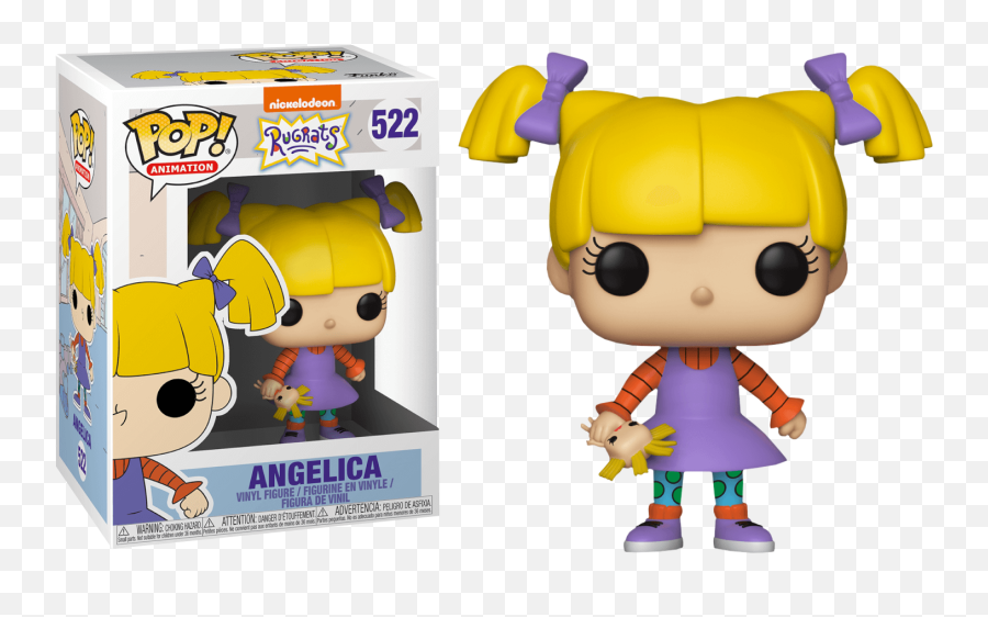 Rugrats - Funko Pop Angelica Rugrats Emoji,Purple Pickle Emoji