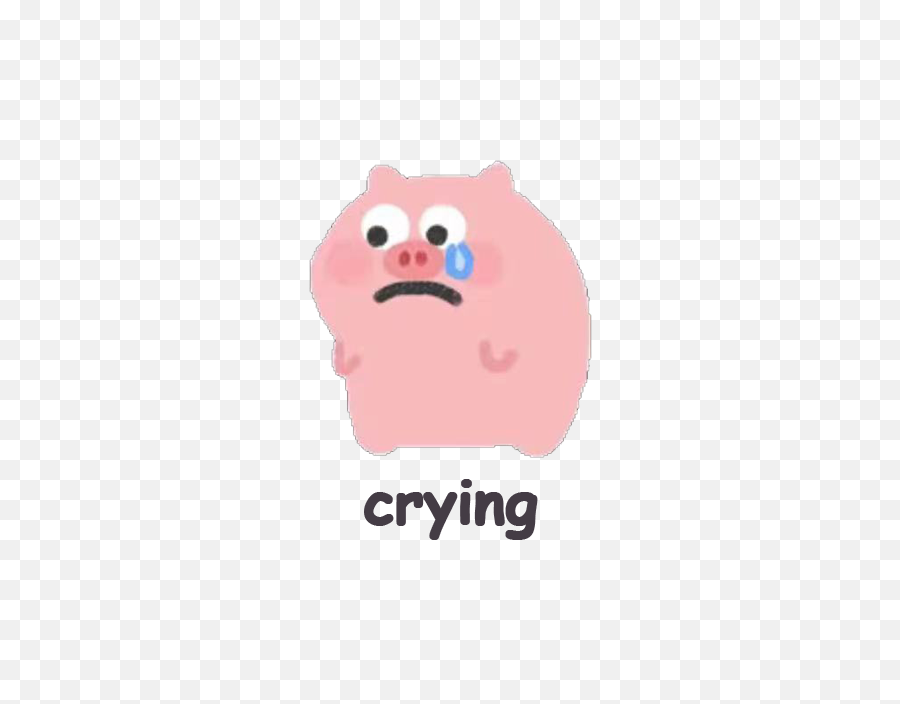 Cute Crying Png Emoji Image,Cute