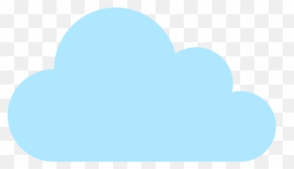 Fxemoji U2601 - Nuvem Azul Png Desenho,Blue Heart Emoji