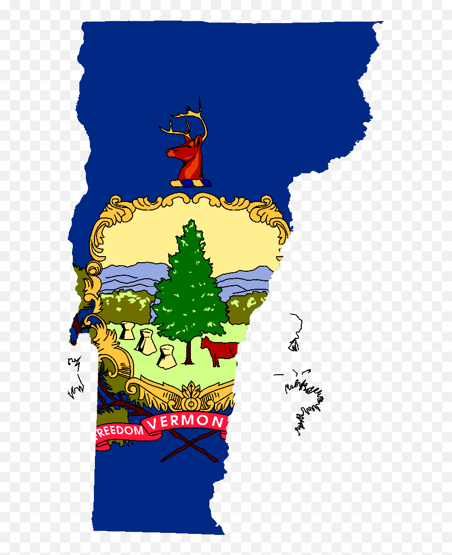 Flag - Vermont Flag State Shape Emoji,Colorado Flag Emoji