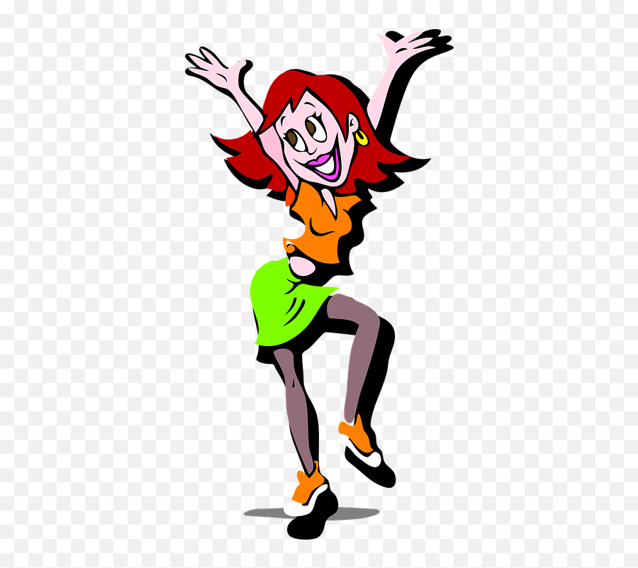 Girl Dancing Young - Animated Dancing Emoji,Dancing Girls Emoji