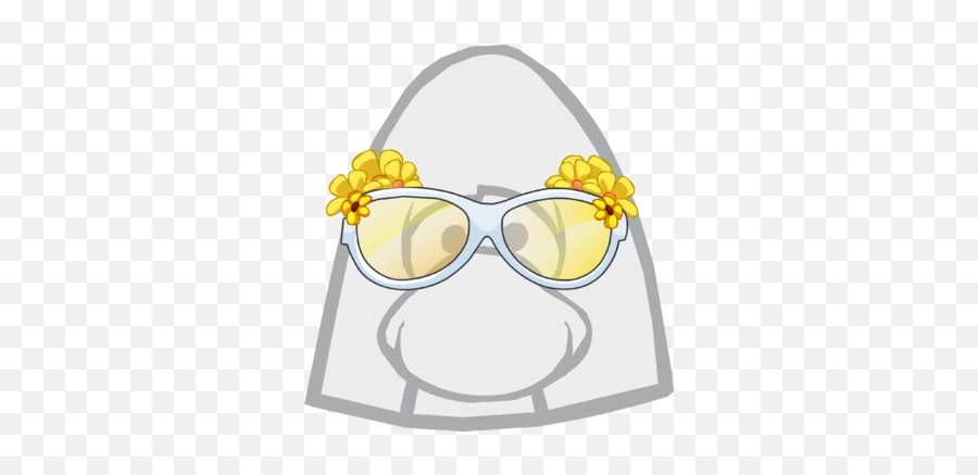 Daisy Glasses Club Penguin Online Wiki Fandom - Princess Leia Hair Clipart Emoji,Glasses Emoticon
