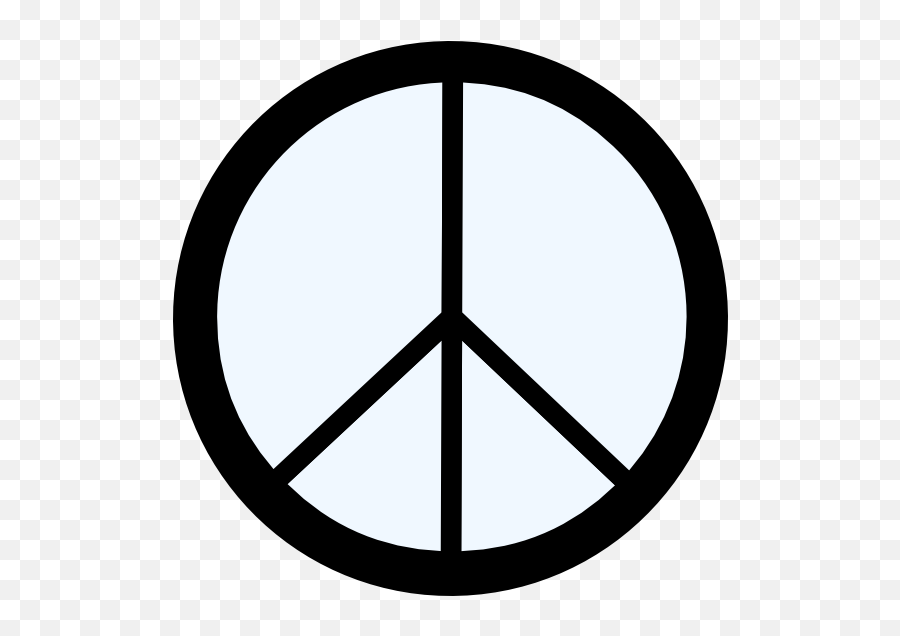 Peace Sign Clip Art Clipart - Symbol Circle With Three Lines Emoji,Peace Sign Emoji Black And White