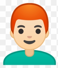 Light Skin Tone Red Hair - Emoji Person Raising Hand,Red Head Emoji