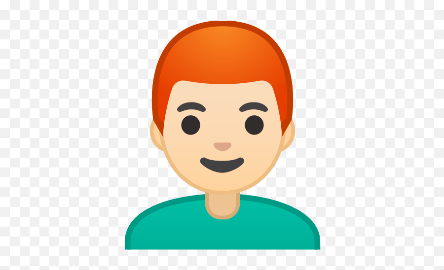 Light Skin Tone Red Hair - Emoji Person Raising Hand,Red Head Emoji