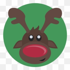 Free Transparent Rudolph Emoji Images Page 1 Emojipng Com - red reindeer nose roblox