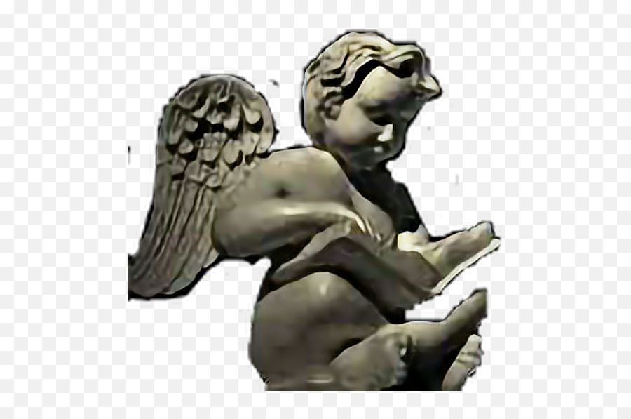 Angel Statue Bible Read Book Freetoedit - Cartoon Emoji,Angel Book Emoji