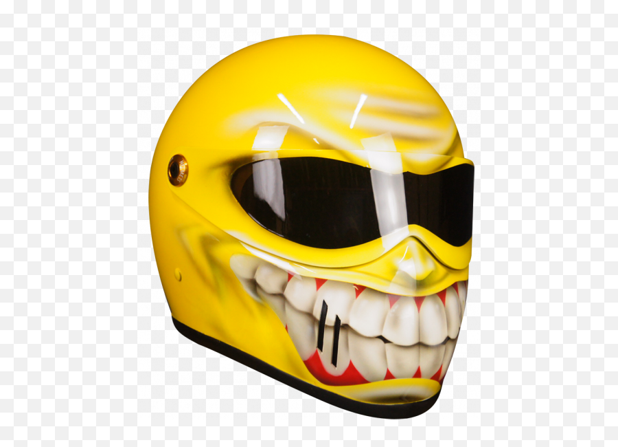 Custom Designed Grinster Smiley Helmet - Smile Emoji,Emoticon Helmet