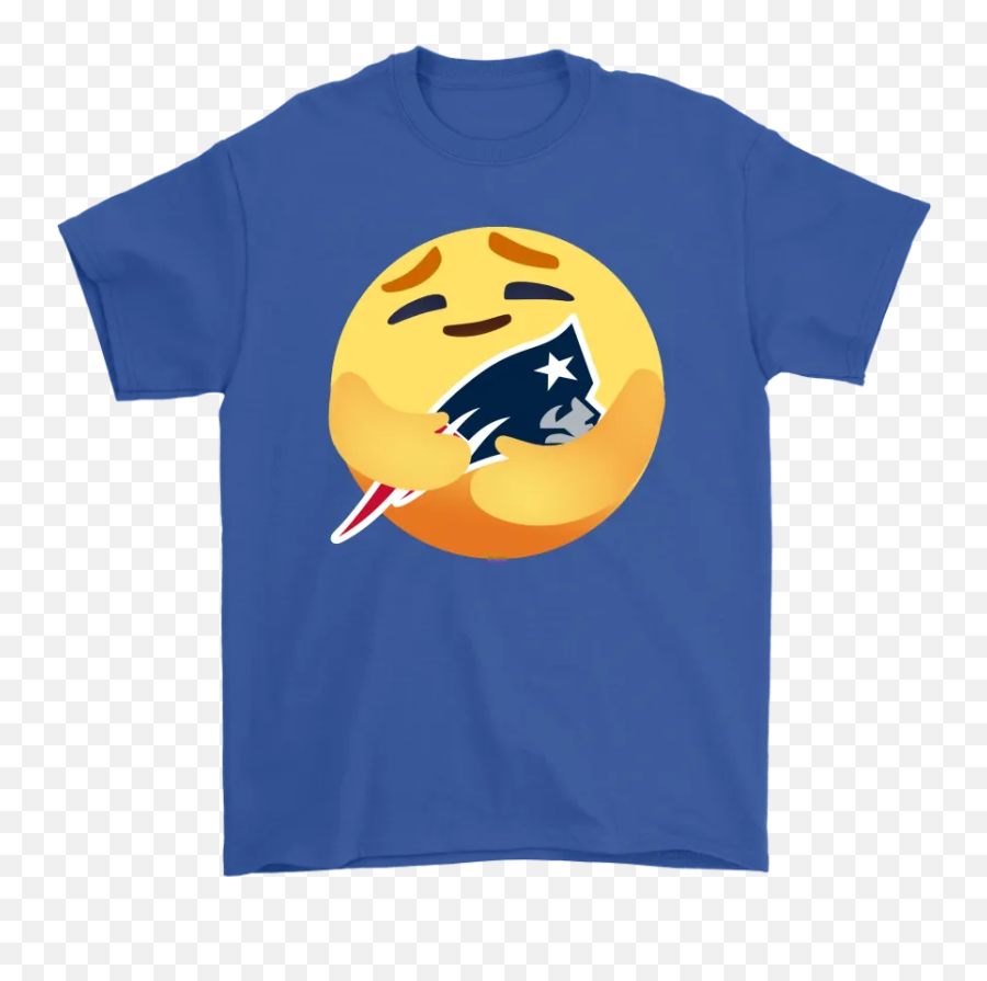 Love The New England Patriots Love Hug Facebook Care Emoji - Funny Pittsburgh Steelers T Shirts,Facebook Cat Emoji