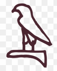 Egyptian falcon hieroglyphics symbol - Transparent PNG u0026 SVG Automotive Decal Emoji