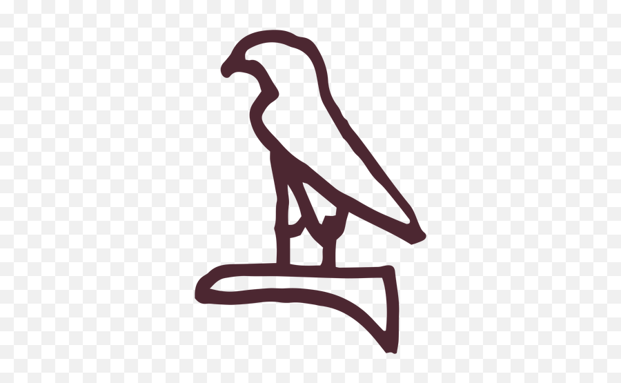 Egyptian Falcon Hieroglyphics Symbol - Transparent Png U0026 Svg Automotive Decal Emoji,Falcon Emoji