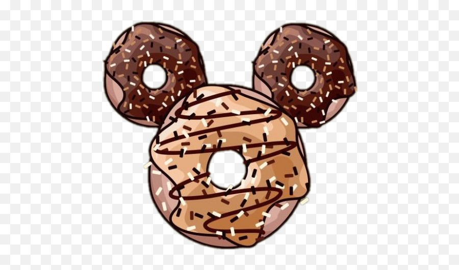 Donuts Mickeymouse Disney Dessert Delicious Food Flan - Mickey Mouse Donut Stickers Emoji,Flan Emoji