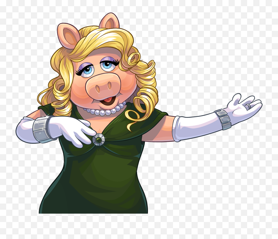 Miss Piggy - Miss Piggy Cartoon Characters Emoji,Miss Piggy Emoji
