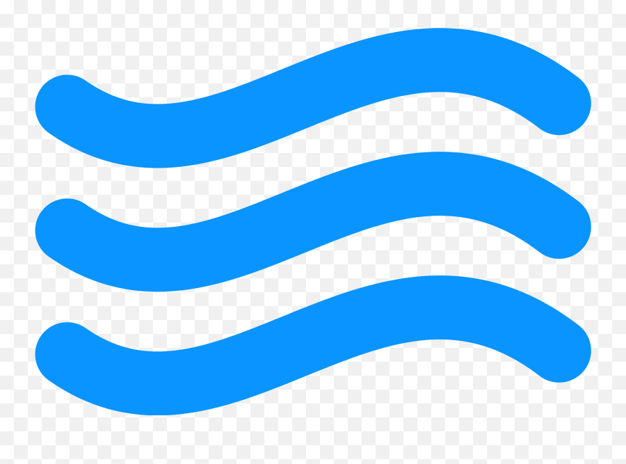 Waves Clipart Symbol Waves Symbol Transparent Free For - Blue Wave Icon Png Emoji,Blue Wave Emoji For Twitter
